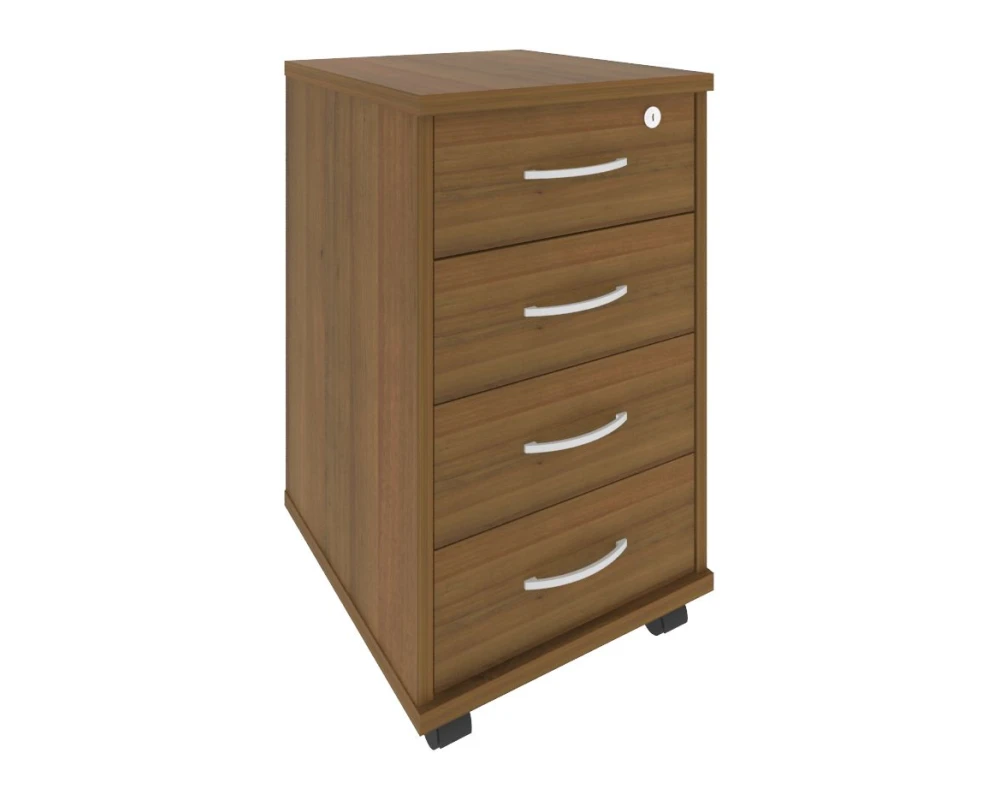 Тумба подкатная 4 ящика с замком Рива / Riva