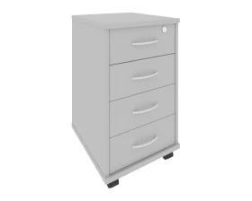 Тумба подкатная 4 ящика с замком Рива / Riva images