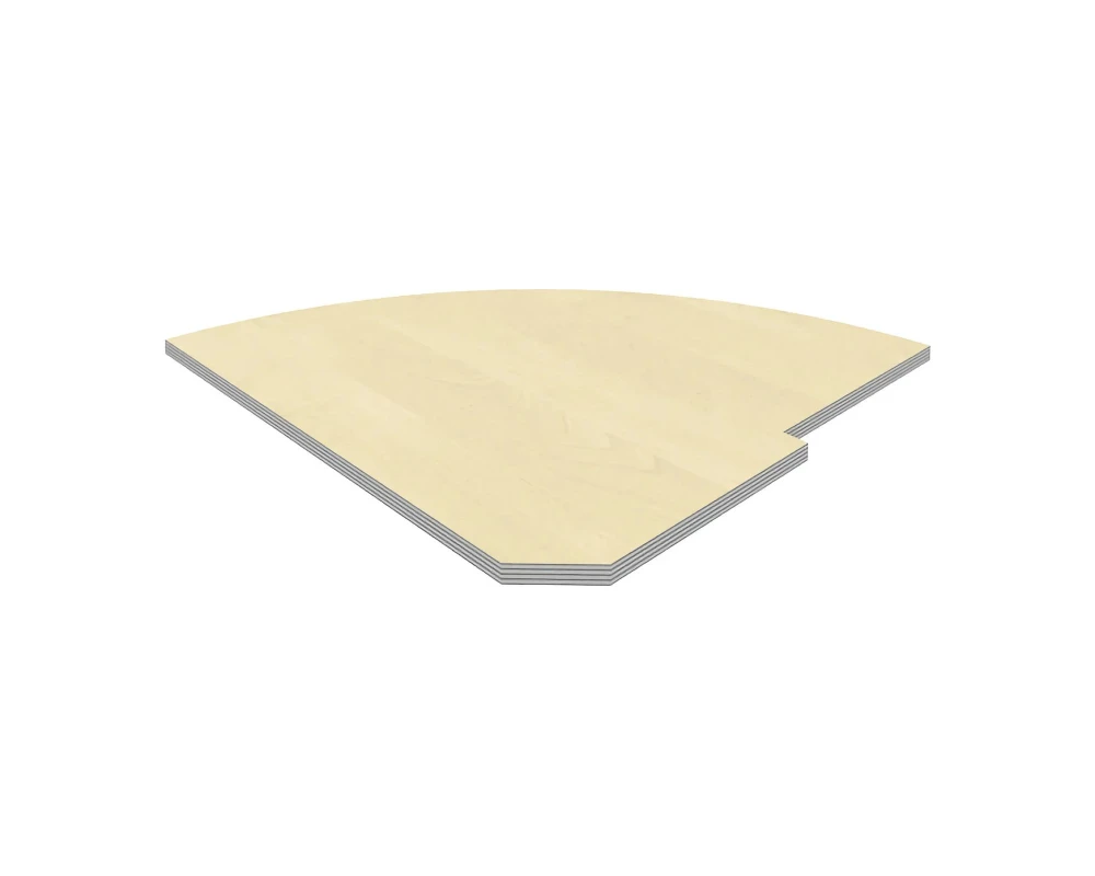 Полка для стойки угловой завершающий элемент Рива / Riva