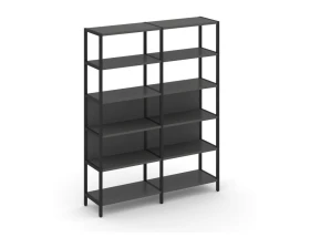 Двухсекционный стеллаж пятиярусный 1590х400х1980 Шелф Систем / Shelf System images