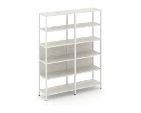Двухсекционный стеллаж пятиярусный 1590х400х1980 Шелф Систем / Shelf System images