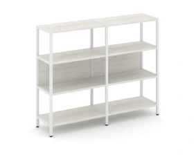 Двухсекционный стеллаж трехярусный Шелф Систем / Shelf System images