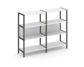 Двухсекционный стеллаж трехярусный Шелф Систем / Shelf System images