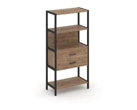 Односекционный стеллаж четырехярусный с ящиками 810х400х1613 Шелф Систем / Shelf System images