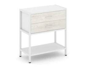 Односекционный стеллаж двухярусный с ящиками 810х400х879 Шелф Систем / Shelf System images