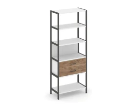Односекционный стеллаж пятиярусный с ящиками 810х400х1980 Шелф Систем / Shelf System images