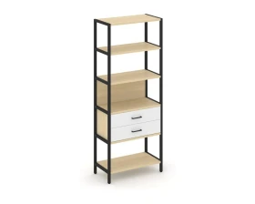 Односекционный стеллаж пятиярусный с ящиками 810х400х1980 Шелф Систем / Shelf System images