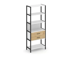 Односекционный стеллаж пятиярусный с ящиками 810х400х1980 Шелф Систем / Shelf System images