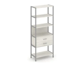 Односекционный стеллаж пятиярусный с ящиками 810х400х1980 Шелф Систем / Shelf System images