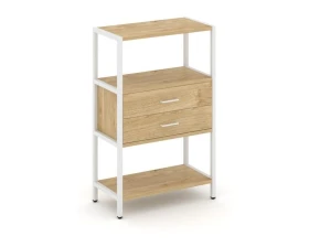 Односекционный стеллаж трехярусный с ящиками 810х400х1246 Шелф Систем / Shelf System images