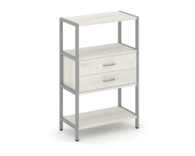 Односекционный стеллаж трехярусный с ящиками 810х400х1246 Шелф Систем / Shelf System images