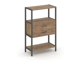 Односекционный стеллаж трехярусный с ящиками 810х400х1246 Шелф Систем / Shelf System images