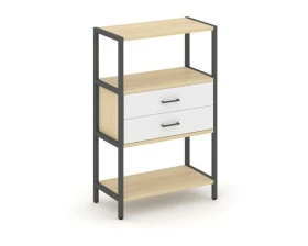 Односекционный стеллаж трехярусный с ящиками 810х400х1246 Шелф Систем / Shelf System images