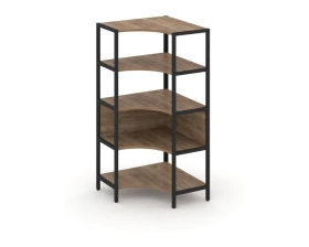 Односекционный угловой стеллаж четырехярусный 810х810х1613 Шелф Систем / Shelf System images
