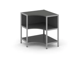 Односекционный угловой стеллаж двухярусный 810х810х879 Шелф Систем / Shelf System images