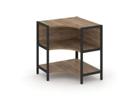 Односекционный угловой стеллаж двухярусный 810х810х879 Шелф Систем / Shelf System images