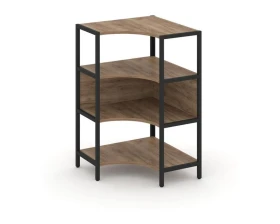 Односекционный угловой стеллаж трехярусный 810х810х1246 Шелф Систем / Shelf System images