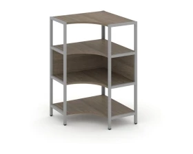 Односекционный угловой стеллаж трехярусный 810х810х1246 Шелф Систем / Shelf System images