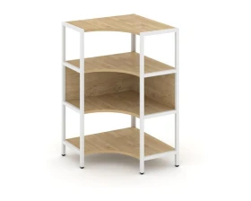 Односекционный угловой стеллаж трехярусный 810х810х1246 Шелф Систем / Shelf System images