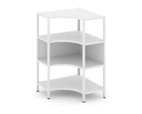 Односекционный угловой стеллаж трехярусный 810х810х1246 Шелф Систем / Shelf System images