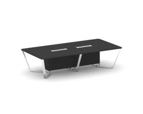 Стол переговорный прямоугольный Пластик Феникс/нерж. сталь 3200x1600x750 Стил Мит / Steel Meet images