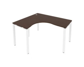 Стол криволинейный левый на П-образном м/к 140x120x75 Metal System images
