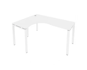 Стол криволинейный левый на П-образном м/к 160x120x75 Metal System images