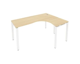 Стол криволинейный правый на П-образном м/к 160x120x75 Метал Систем / Metal System images