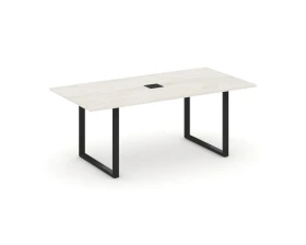 Стол переговорный на О-образном каркасе с лючком 1980x980x750 Стайл Проджект Директ / Style Project Direct images