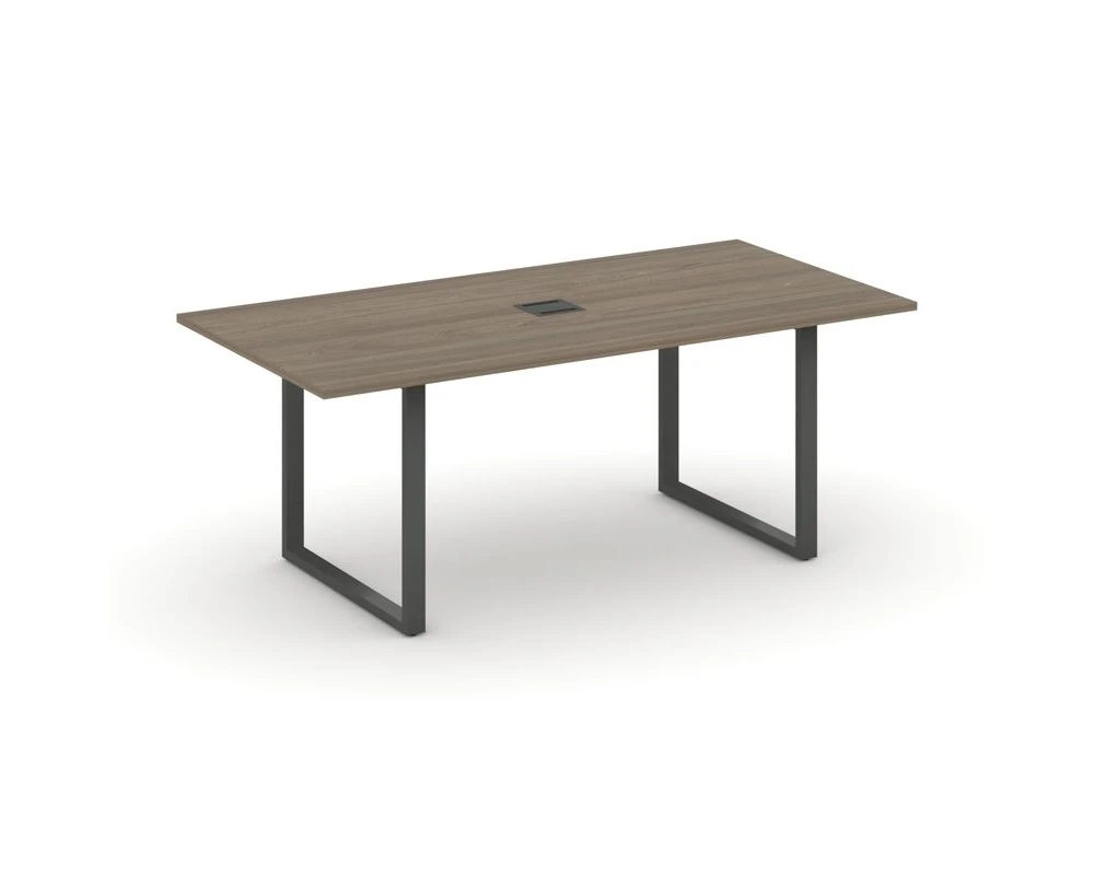 Стол переговорный на О-образном каркасе с лючком 1980x980x750 Стайл Проджект Директ / Style Project Direct