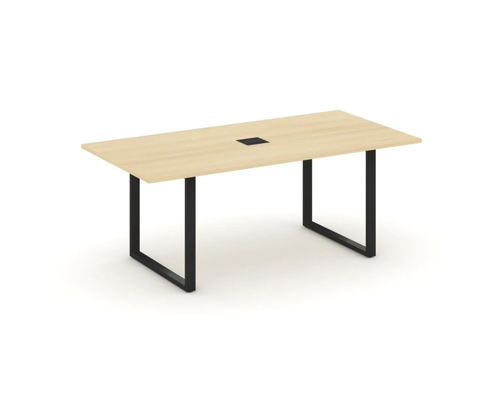 Стол переговорный на О-образном каркасе с лючком 1980x980x750 Стайл Проджект Директ / Style Project Direct