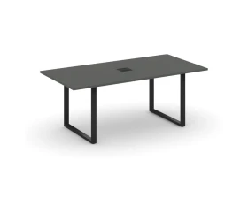 Стол переговорный на О-образном каркасе с лючком 1980x980x750 Стайл Проджект Директ / Style Project Direct images