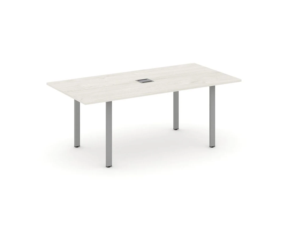 Стол переговорный на П-образном каркасе с лючком 1980x980x750 Стайл Проджект Директ / Style Project Direct