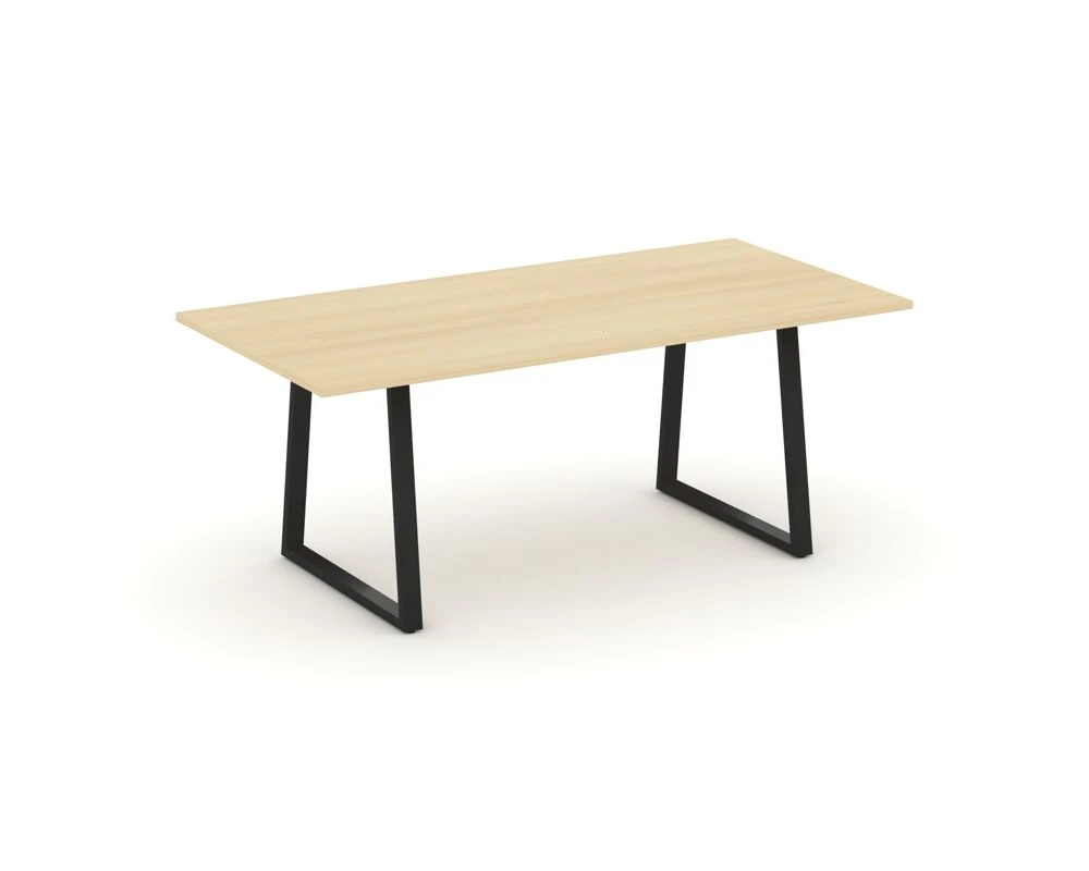 Стол переговорный опоры трапеция без лючка 1980x980x750 Стайл Проджект Директ / Style Project Direct