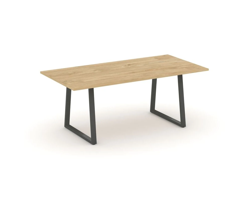 Стол переговорный опоры трапеция без лючка 1980x980x750 Стайл Проджект Директ / Style Project Direct