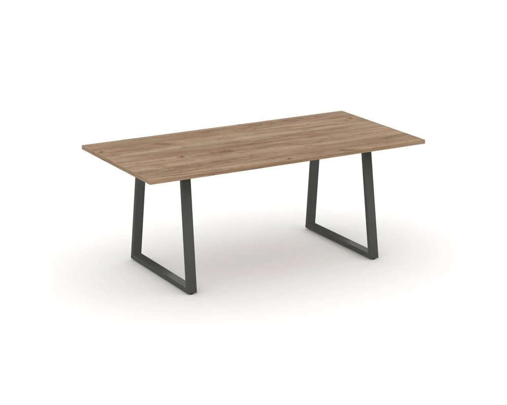 Стол переговорный опоры трапеция без лючка 1980x980x750 Стайл Проджект Директ / Style Project Direct