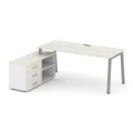 Дуб наварра/Белый/Дуб наварра/Металл серый
