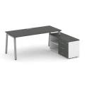 Антрацит/Белый/Антрацит/Металл серый