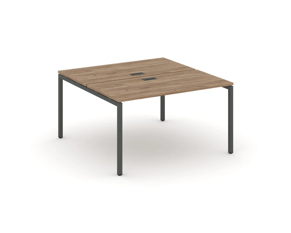 Рабочая станция 2-х сторон. на П-образном каркасе 40 мм 1380x1432x750 Стайл Проджект / Style Project