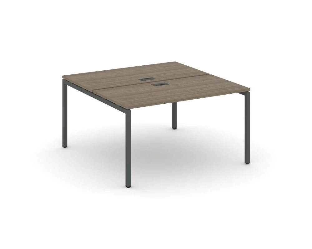 Рабочая станция 2-х сторон. на П-образном каркасе 40 мм 1380x1432x750 Стайл Проджект / Style Project