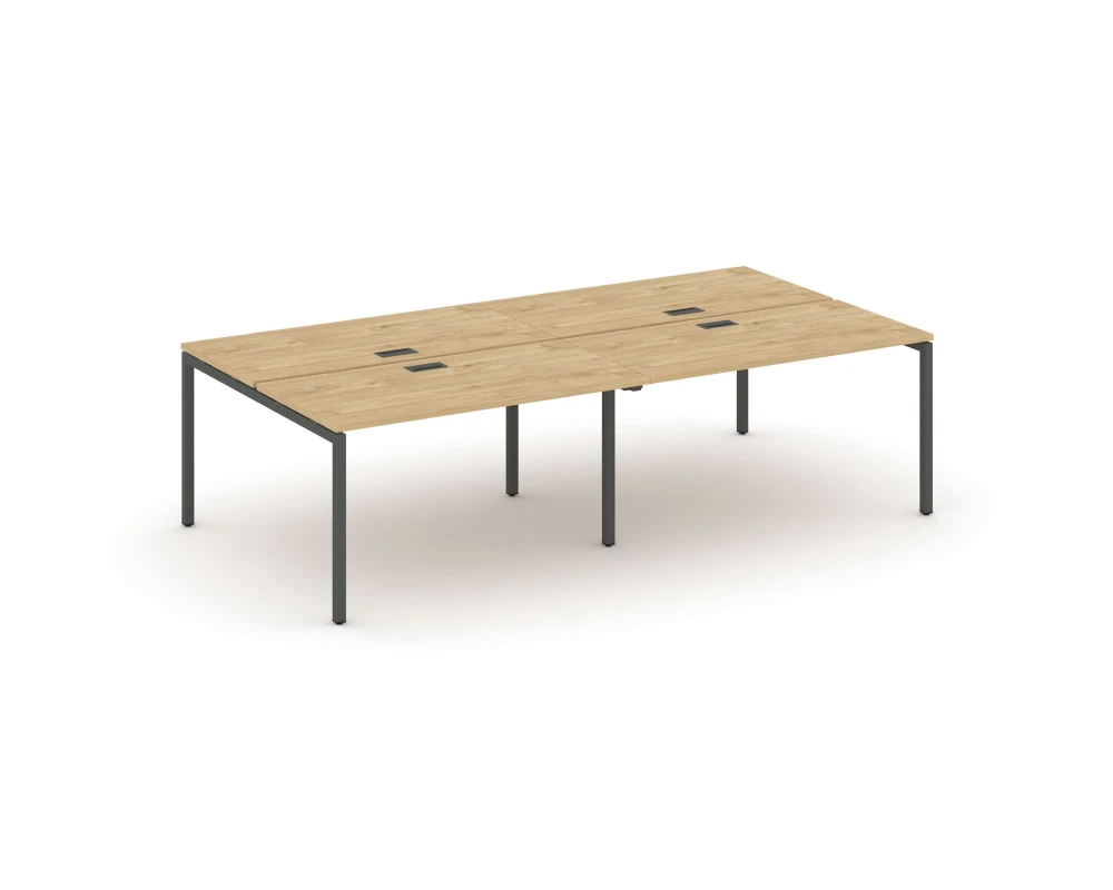 Рабочая станция 2-х сторон. на П-образном каркасе 40 мм 2760x1432x750 Стайл Проджект / Style Project