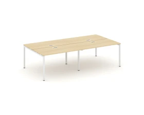 Рабочая станция 2-х сторон. на П-образном каркасе 40 мм 2760x1432x750 Стайл Проджект / Style Project images