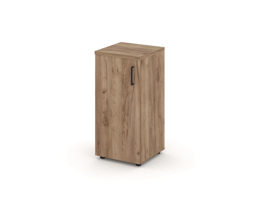 Шкаф низкий узкий левый закрытый 400x400x833 зад. стенка HDF Стайл Проджект / Style Project