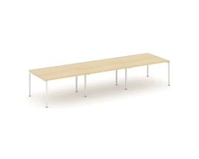 Стол переговорный на П-образном каркасе 40 мм 4410x1180x750 Стайл Проджект / Style Project images