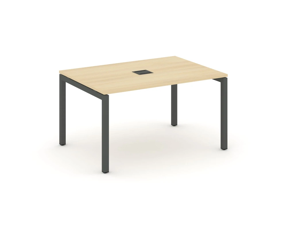 Стол переговорный на П-образном каркасе 50 мм с лючком 980x980x750 Стайл Проджект / Style Project