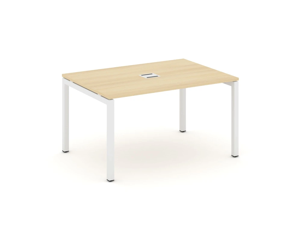 Стол переговорный на П-образном каркасе 50 мм с лючком 980x980x750 Стайл Проджект / Style Project