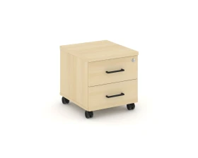 Тумба мобильная 2 ящ. Стандартные колеса 416x460x437 Стайл Проджект / Style Project images