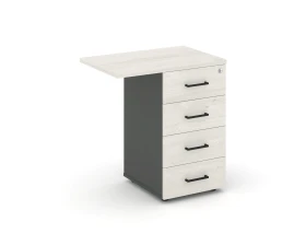 Тумба приставная с ящиками 416/700x460x750 Стайл Проджект / Style Project images