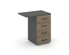 Тумба приставная с ящиками 416/700x460x750 Стайл Проджект / Style Project images