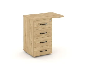 Тумба приставная с ящиками 416/700x460x750 Стайл Проджект / Style Project images